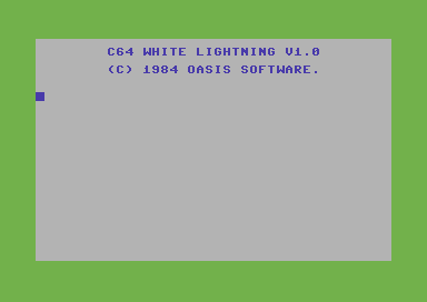 White Lightning FORTH screenshot